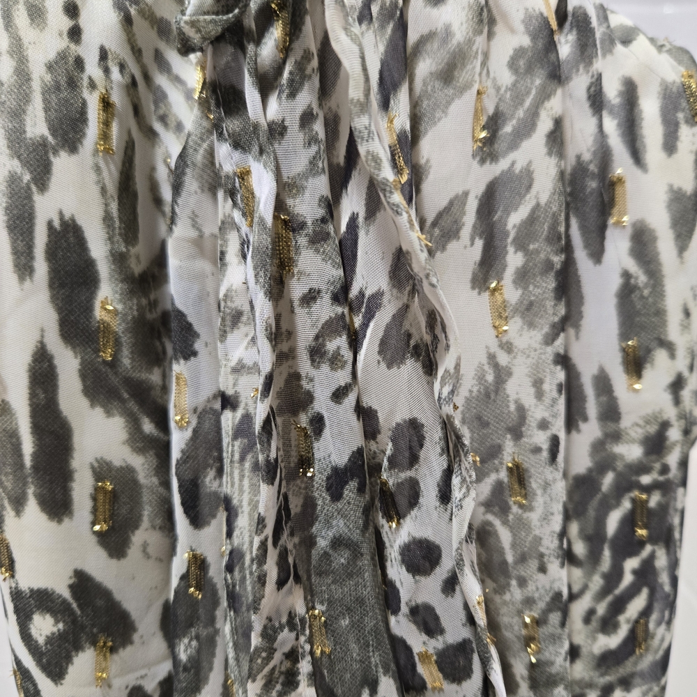 Leopard Print Ruffle Dress - Picture 7 of 9